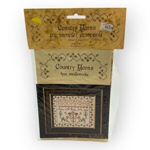 Country Yarns The Sampler Company X-Stitch Chart Mary McBride Sampler NOS